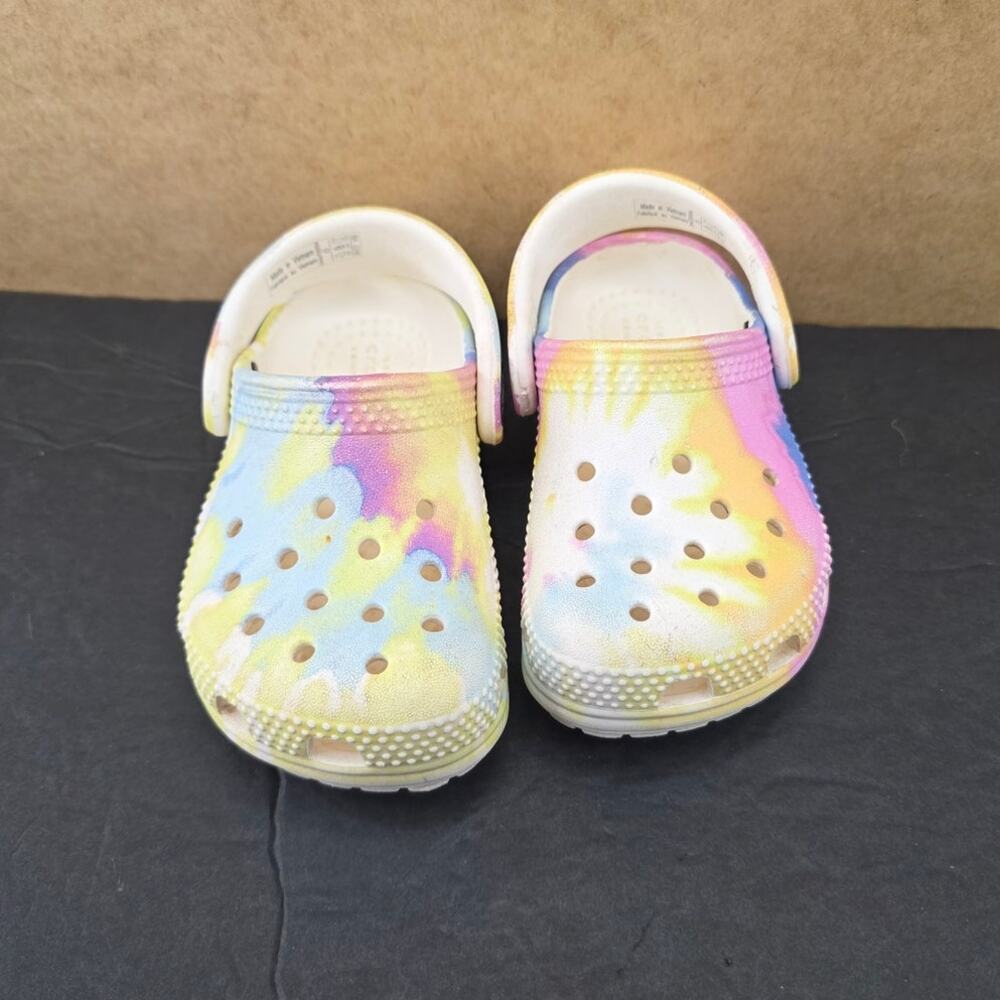 Crocs Classic Tie-Dye Clogs Toddler Size C5